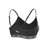 Puma Move Strong Bra Letter Hem Design Thin Strap Sports Bra Женское нижнее белье Черный 524815-01