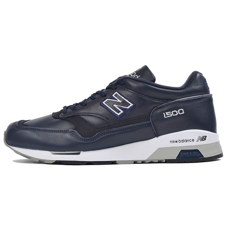 New Balance 1500 Темно-синие Кожаные Мужские Кроссовки Синие M1500NAV