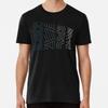 Linear Patterns In Geometric Shapes  S To 5XL Made In the AU/USA T-Shirt