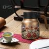 Винтажный цветочный изолированный чайник 1000 мл Мини-кофейник Офисный термос для чая Встроенный заварочный чайник для воды Кувшин для напитков Термос для кофе