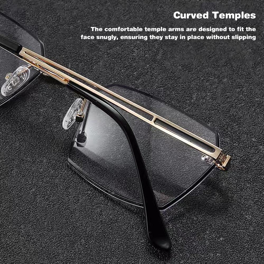 Metal Frame Presbyopia Glasses Blue Light Blocking Elderly Glasses Reading Glasses for Women & Men