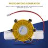 ABS Воздушный Давление Гидрогенератор Водяной Помпа Генератор DIY 12v Водяной Поток Генератор Портативный