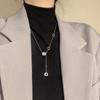 Маленькое ожерелье на талию Женское легкое роскошное нишевое высококачественное дизайнерское чувство осенне-зимняя цепочка для свитера аксессуары Tide