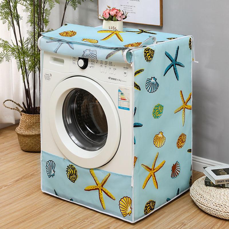 Водонепроницаемый чехол для стиральной машины, домашний полиэстеровый валик для стирки, серебряное покрытие, пылезащитный чехол