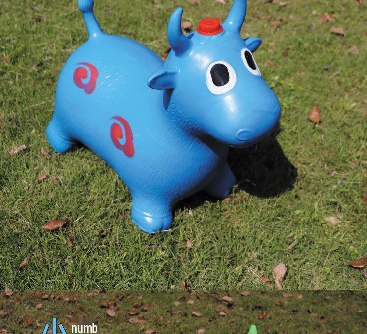 Очень большой толстый надувной музыкальный прыгающий конь для детей - Взрывозащищенная конструкция