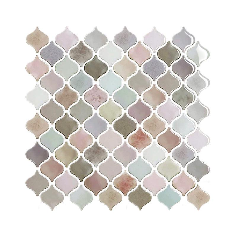 Мраморная Склейка Неправильной Формы Самоклеящаяся Водонепроницаемая ПВХ Наклейка на Стену для Декора Кухни и Ванной Комнаты