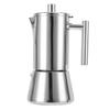 Stovetop Coffee Maker 6 Cups 304 Stainless Steel Induction Italian Coffee Pot for Home Party
