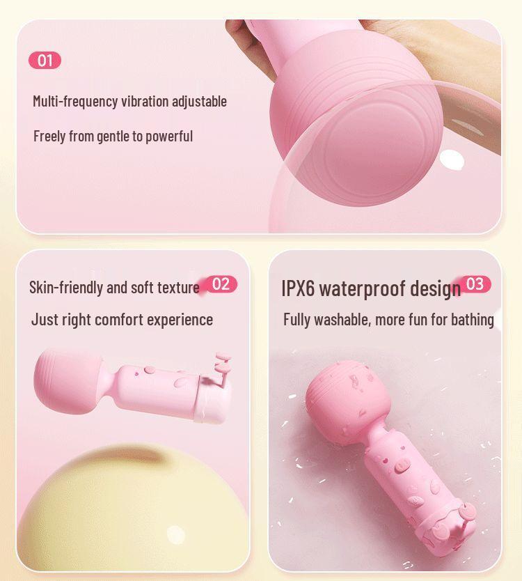 Active Point Cute Pet AV Vibrator - Female Masturbator Toy for Private Pleasure