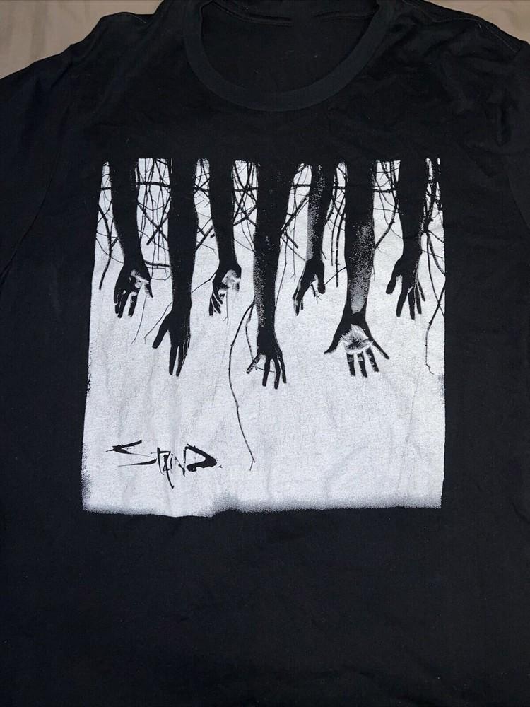 STAIND Band Short Sleeve Cotton Black All Size Shirt AH1336 - Unisex T-Shirt