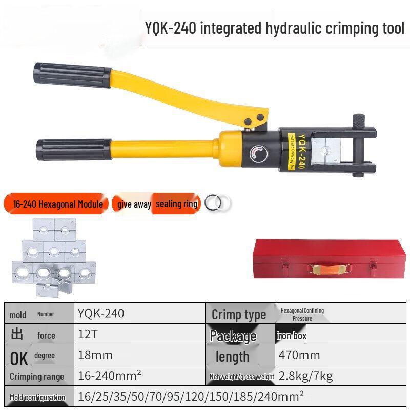 Manual Hydraulic Cable Crimping Tool