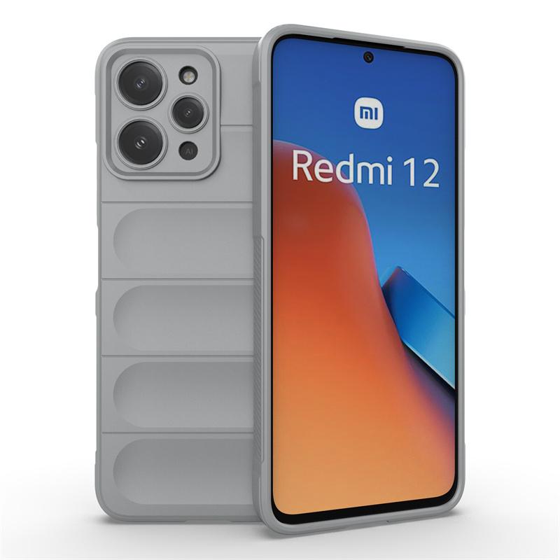 Для Redmi 12 Чехол Чехол Xiaomi Redmi 12 Capas Phone Bumper Back Armor Противоударный Мягкий TPU Защитный Объектив Fundas Redmi 12