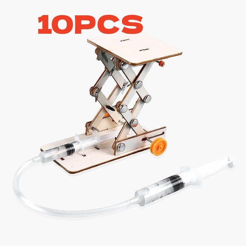 Diy Hydraulic Experiment Crane Model Science Education Kit Jigsaw Stem Technology Physics Toy For Learning