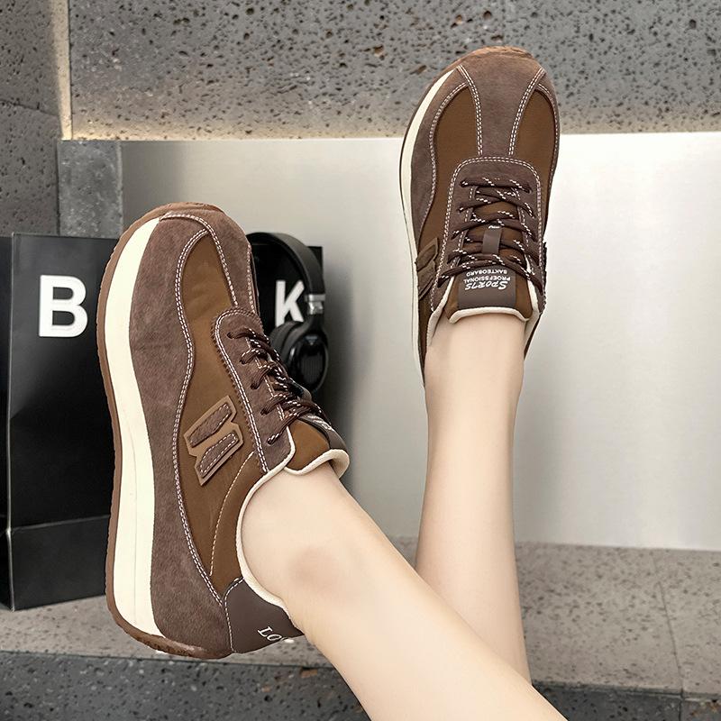 Кожаные платформенные туфли Forrest Gump, новые, осенние, дышащие, суперпопулярные, для отдыха, спорта, морально-воспитывающие