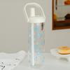 BPA-Free PC Plastic Travel Cup With Straw Kids Adults Portable Water Bottle 500ml 800ml Leakproof Outdoor Gym Office Use