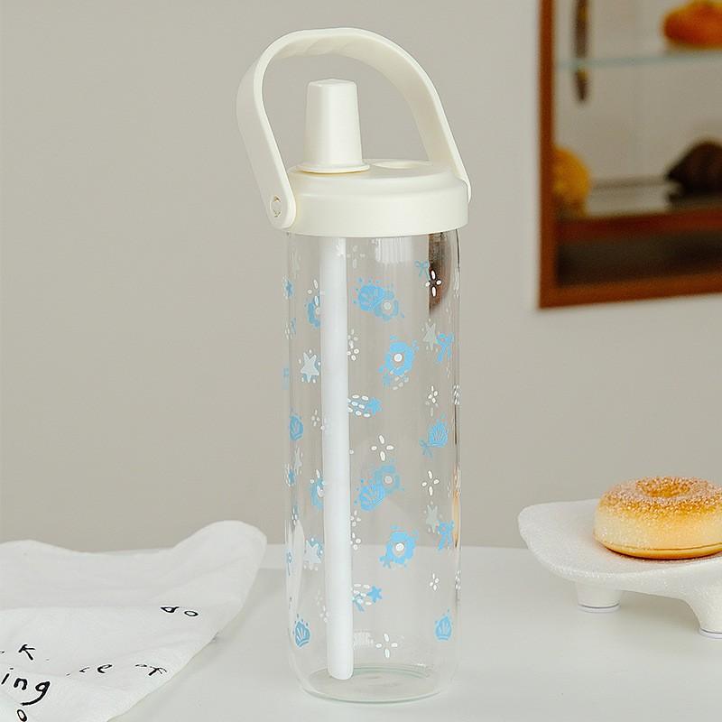BPA-Free PC Plastic Travel Cup With Straw Kids Adults Portable Water Bottle 500ml 800ml Leakproof Outdoor Gym Office Use
