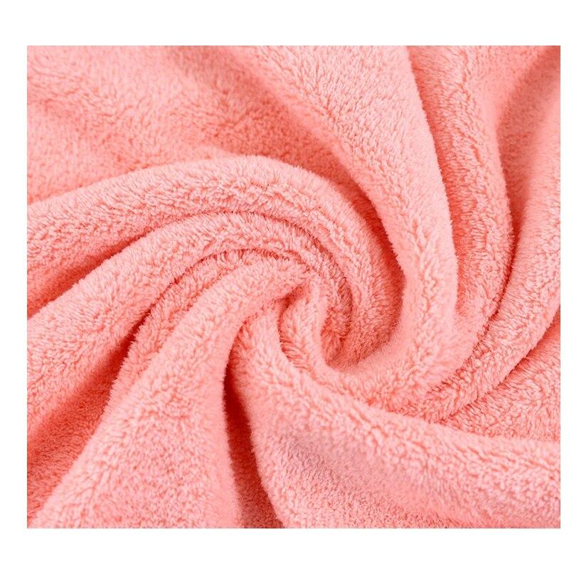 Мягкое коралловое бархатное полотенце, утолщенное полотенце, однотонное, мягкое и впитывающее домашнее полотенце для мытья лица