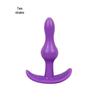 Purple Silicone Anal Plug Set for SM Couples - Gay Men Bedroom Fun & Flirting Stimulation.