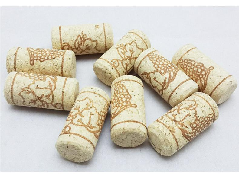 Пробка для винной бутылки из гранулированной пробки красного вина | Натуральная пробка 1+1