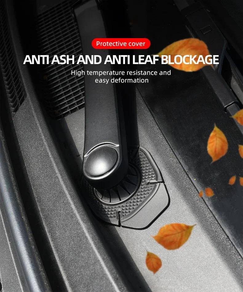 Прочные защитные чехлы для лобового стекла автомобиля, пылезащитная защита для дворников, нижняя часть, крышка отверстия для дворников автомобиля, аксессуары