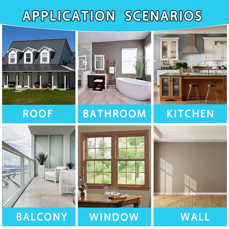 Невидимый водонепроницаемый агент Прозрачное герметизирующее покрытие 300/500/1000 г Герметичный клей Сильный герметик Инструменты для ремонта зазоров