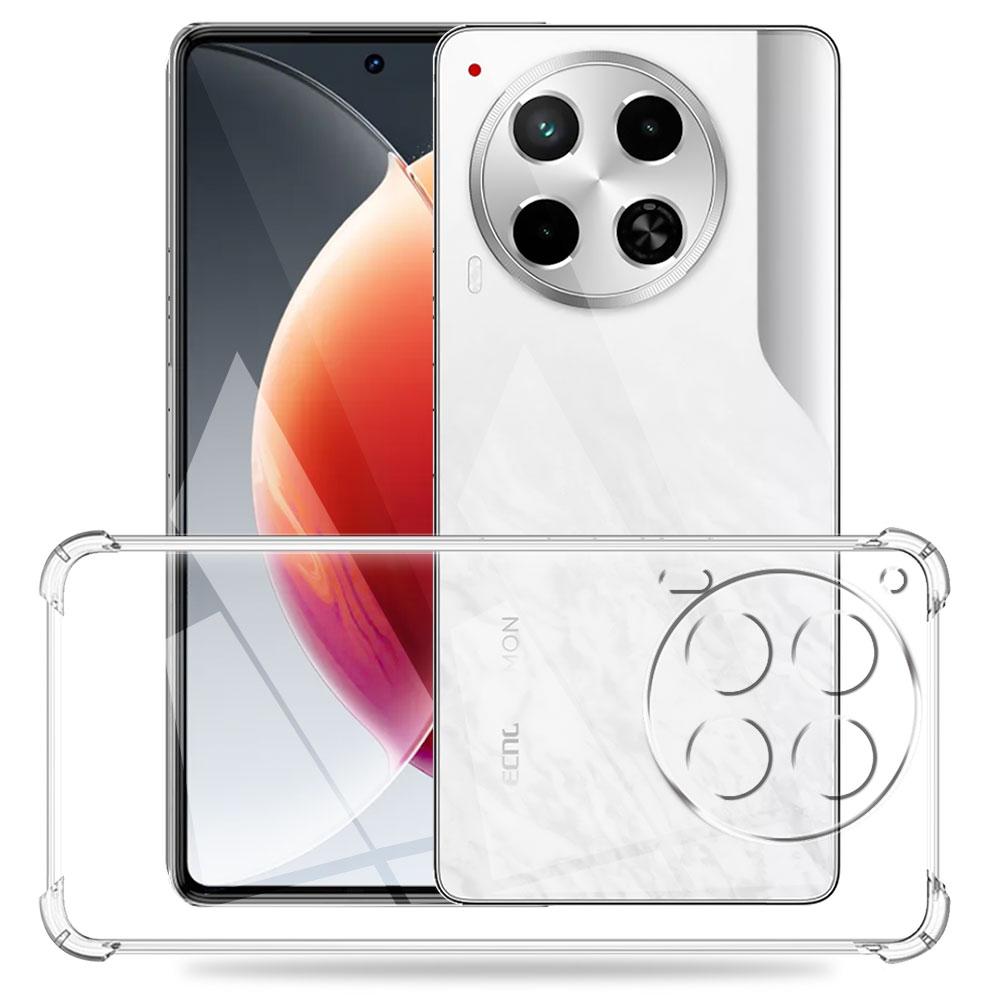 For Tecno Camon 30 4G Case 2024 Clear Shockproof Silicone Soft TPU Cover For Tecno Camon 30 5G Coque On Camon 30 4G 5G Funda