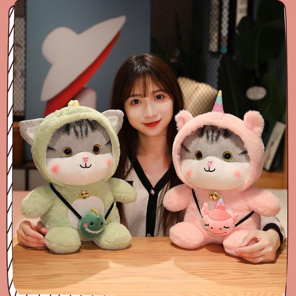 Kawaii Design Plush Doll Soft Material Cat Doll Cute Cat Stuffed Animal Toy Children's Gift