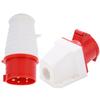 16A 5Pin Industrial Plug Surface Mount Socket 3 Phase IP44 Waterproof 220380V240415V 3P+N+E