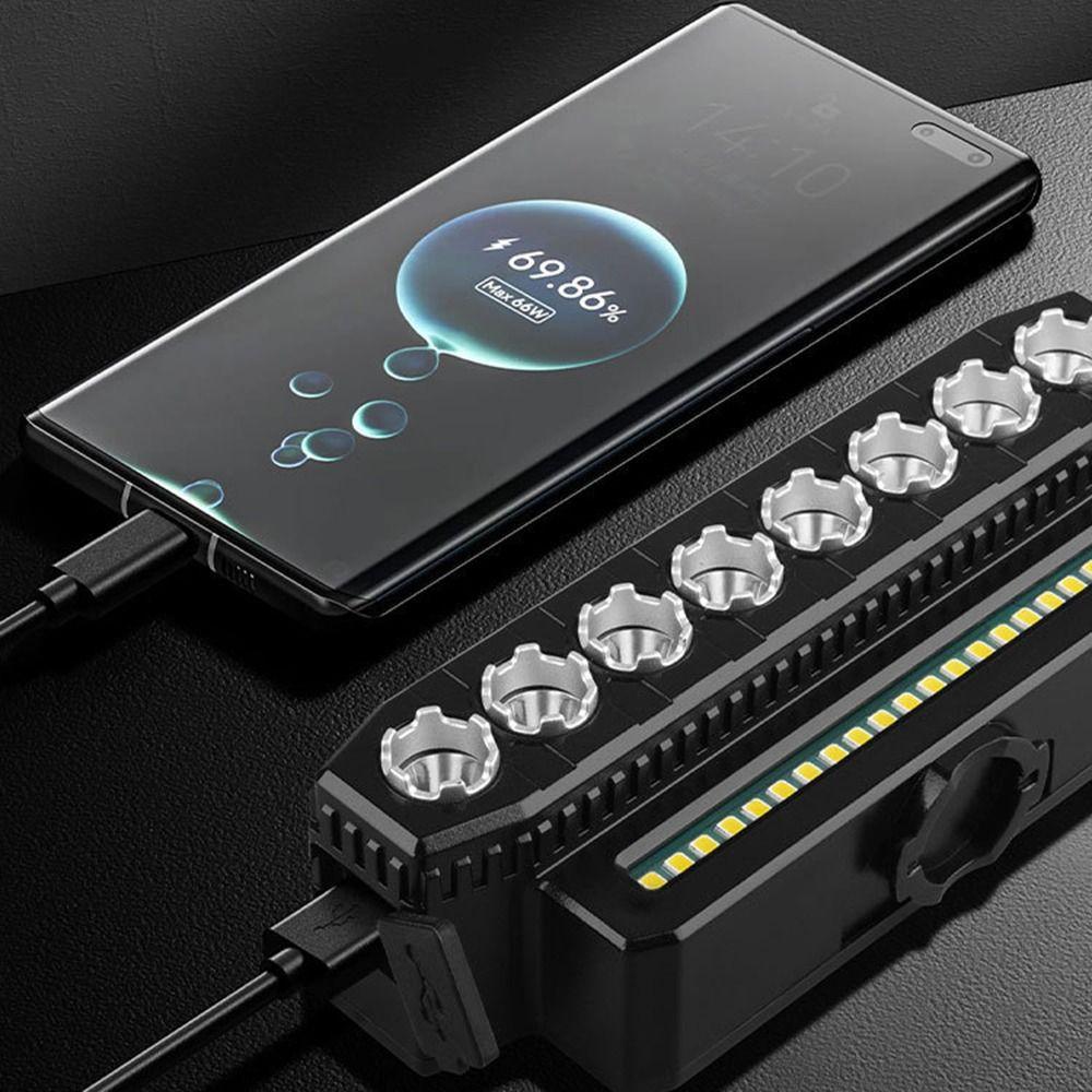 USB Перезаряжаемый Велосипедный Звонок Свет Высокая Яркость Велосипедные Фары Велосипедный Передний Свет Ночь