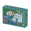 D-Toys 1000-piece Jigsaw Puzzle, 61218-CC14, Cartoon Collection: Niagara Falls, 47 X 68 Cm