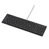 Sanwa Supply Wired USB Slim Keyboard, 109 Keys, Japanese Layout, Thin Membrane, Black, SKB-SL16BK