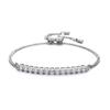 Pure Silver S925 Mosang Diamond Smiling Bracelet Heavy Industry Advanced Design D Color Diamond Waist Certificate