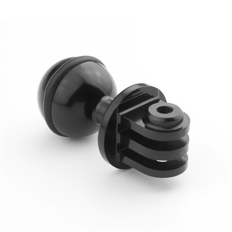 Portable RAM Mount Ball Tripod Head Base Adapter For DJI Action 4 SJCAM Insta360 X4 GoPro Hero 13 12 11 10 9 Camera Accessories