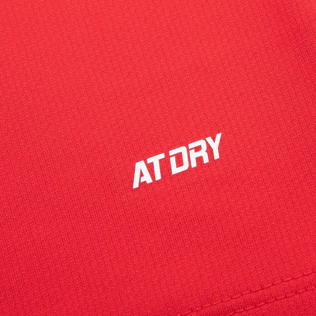 Li Ning Международная командная серия Соревновательная Спортивная Повседневная Минималистичная Футболка с коротким рукавом и цветными блоками для бадминтона Унисекс рубашки Киноварно-красный AAYV021-4