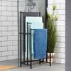 Напольная стойка для полотенец, одежды, вешалка для ванной комнаты, напольная, стоячая, XL