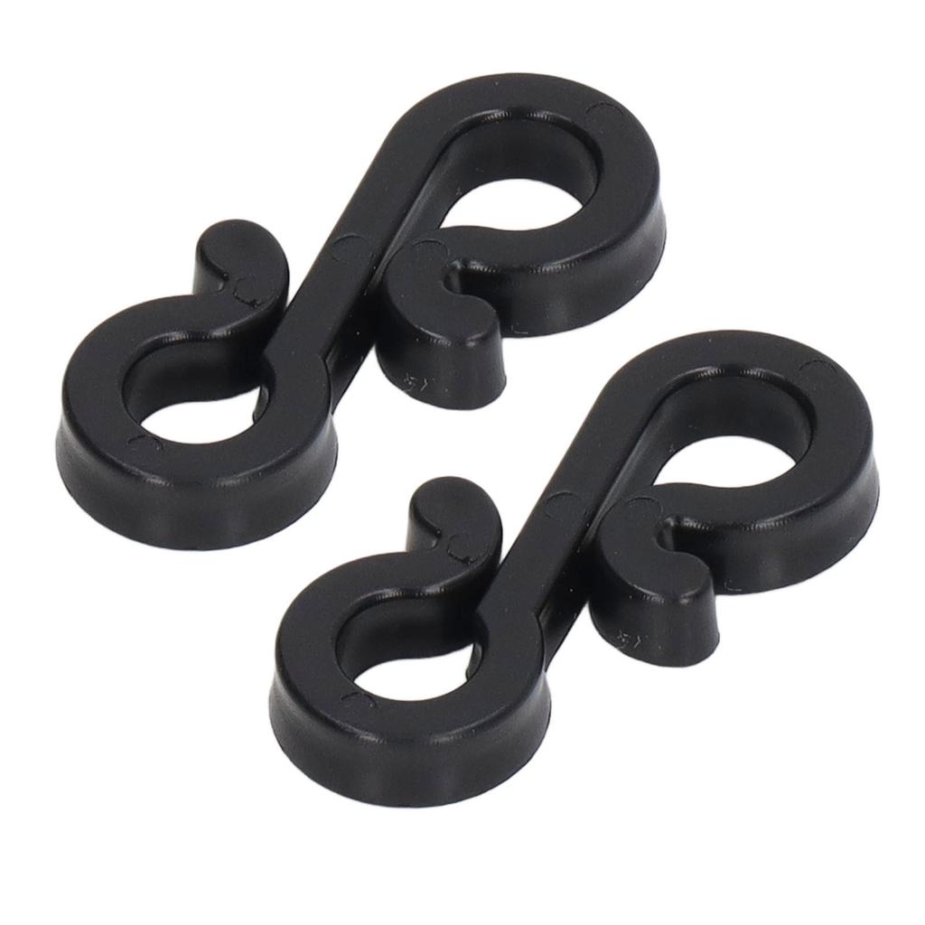 150Pcs S Shaped Hooks Sturdy Plastic Dual Ends Multipurpose Christmas Light Clips for Party Lights Decoration