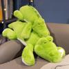 45/75cm Simulation Cute Get Down Crocodile Plush Toy Kawaii Stuffed Animal Green Giant Alligator Sofa Cushion Kid Birthday Gift