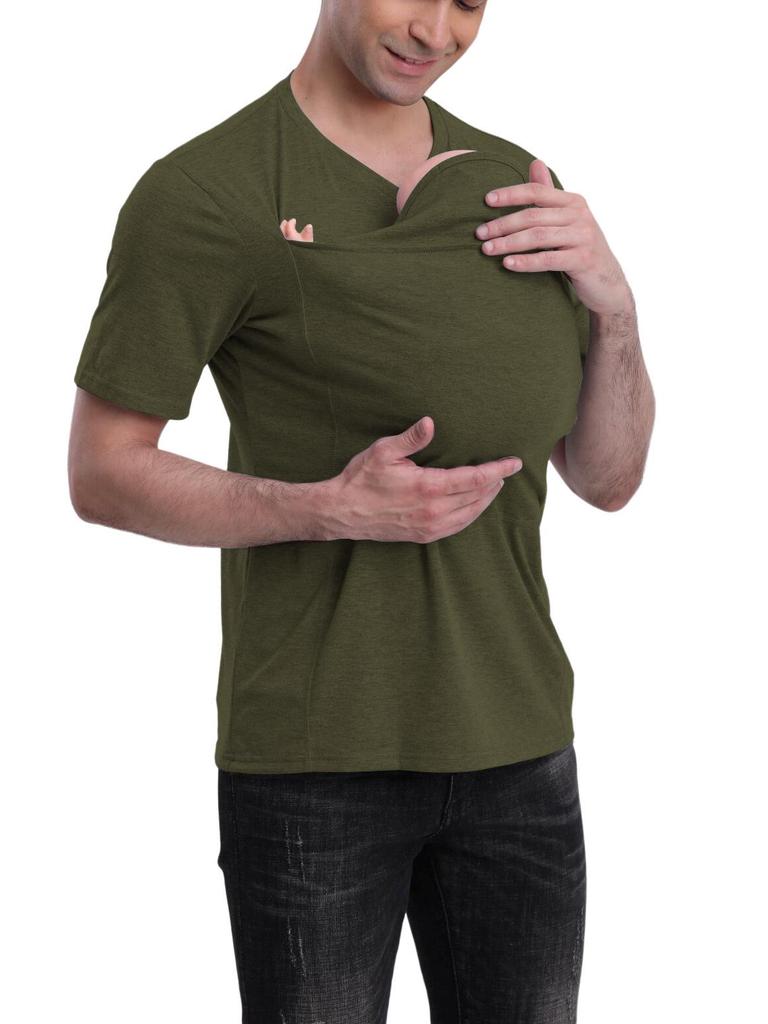 Высококачественная многофункциональная успокаивающая футболка-жилет кенгуру для пап и мам