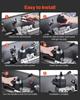 Quick Change Tool Post Set 6 Pcs Lathe Tool Holders for 6"-12" Mini Lathe