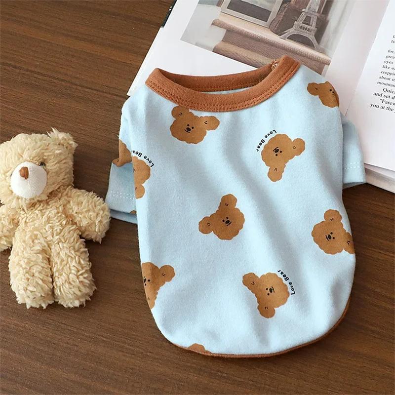 Домашняя собака осень/зима базовое пальто для медведя осень/зима маленькая собака домашняя одежда толстовка с капюшоном для собак осенняя базовая одежда для щенков