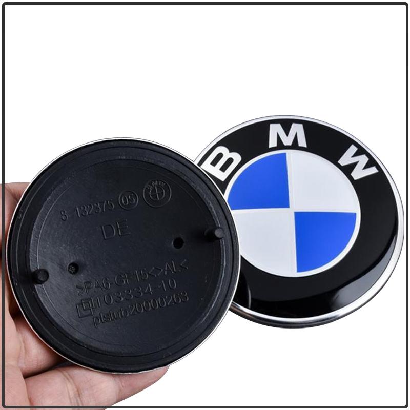 74/82 мм Логотип BMW Значок на капот багажник автомобиля Аксессуары для экстерьера Авто Для E60 F30 F10 G20 G32 X1 X3 X5 X6
