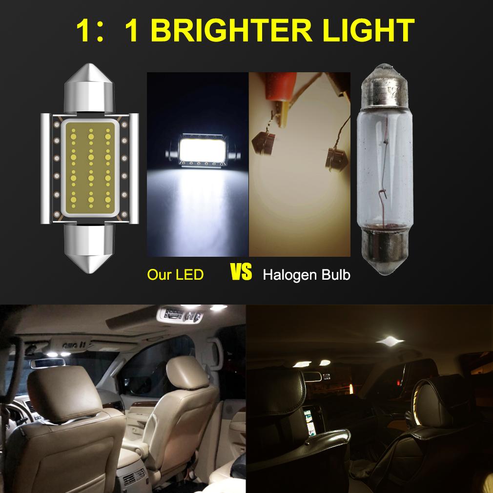 2 шт. C5W COB LED C10W автомобиль 31 мм 36 мм 39 мм 41 мм Canbus гирлянды лампы для чтения лампа для чтения авто интерьерный купол номерной знак автомобиля лампа на двери багажника 6500K белый