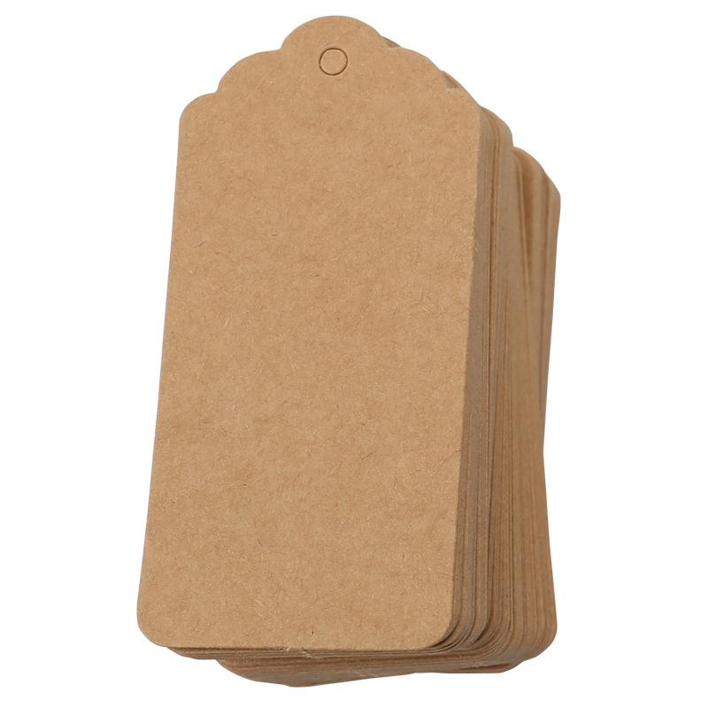 Kraft Paper Hang Tags: Blank DIY Cards for Pricing or Decoration