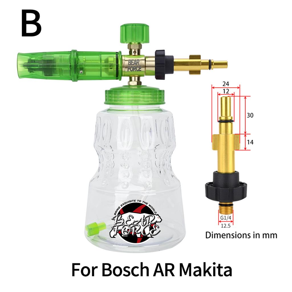 Pressure Washer Aluminum Foam Lance Foam Nozzle Car Wash Foam Maker for Karcher Elitech Bort AR Bosch Michelin Pressure Washer