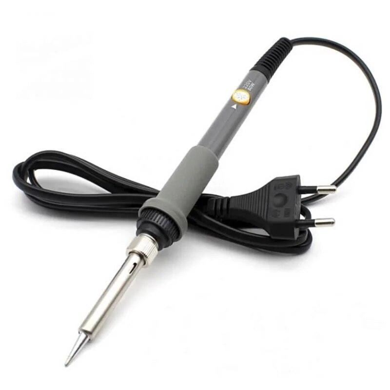 Электрический паяльник мощностью 60 Вт с регулируемой температурой, сварочная паяльная станция, паяльник с нагревательной ручкой, электрический паяльник для ремонта