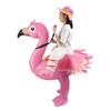 Надувной костюм фламинго для рождественских карнавалов и фестивалей