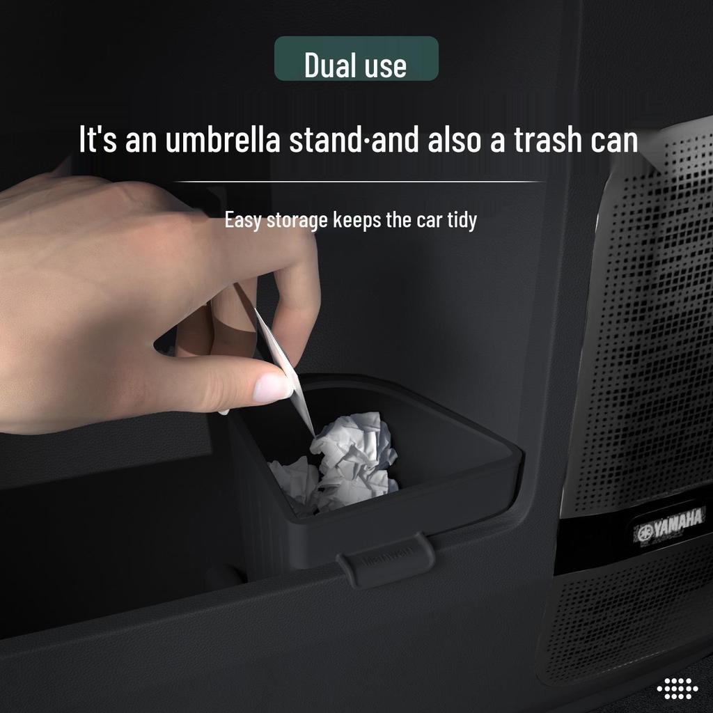 Equation Leopard Titanium 7 Автомобильная мусорка и держатель для зонта - Аксессуар для хранения в салоне