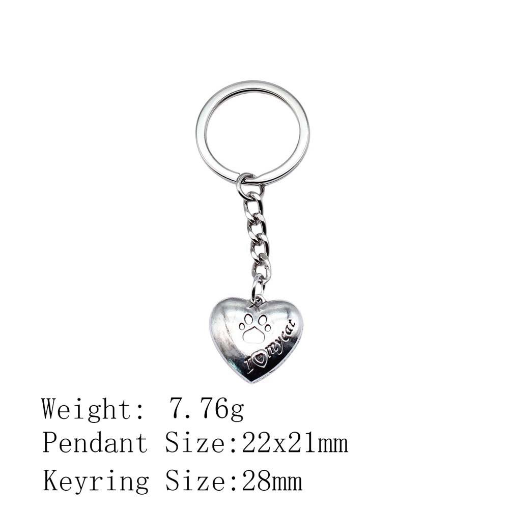 Подарки на день рождения Автомобильный брелок I Love Tags Брелок для ключей Аудитория Брелок Аксессуары