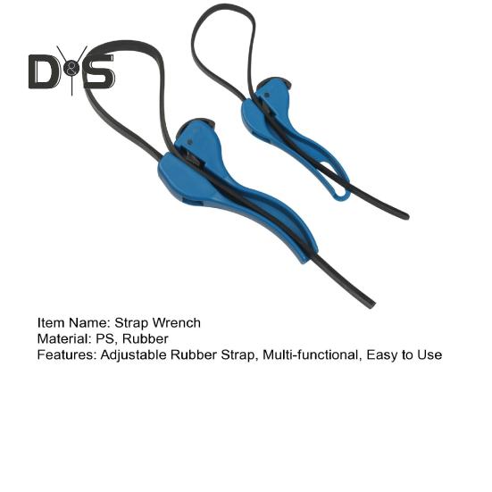 1/2Pcs Multi-functional Strap Wrench Car Repair Oil Filter Wrench with Rubber Strap Adjustable Plumbing Belt Wrench Bottle Opener Tools