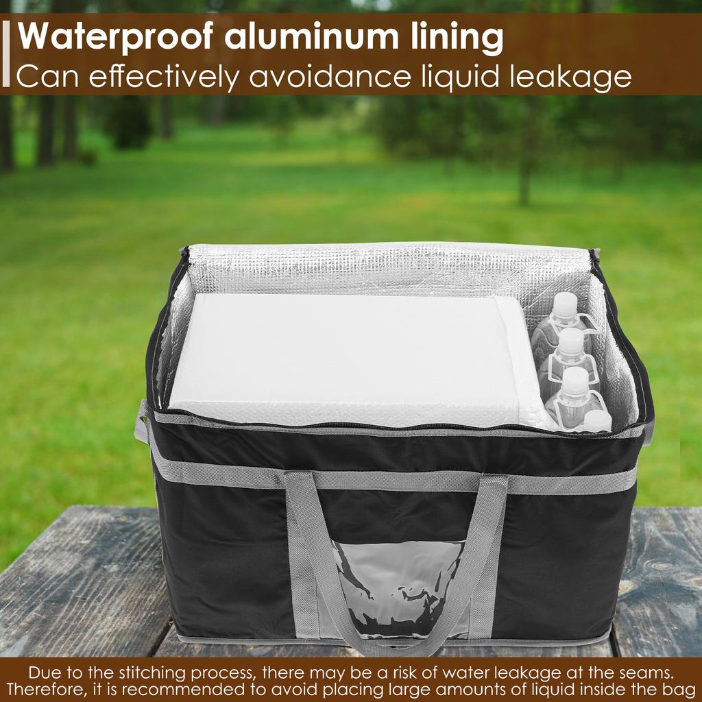 38 л Очень большая дорожная сумка для ланча, сумка-холодильник для кемпинга, сумка для пикника, термоизолированная сумка-холодильник для напитков и льда, сумка-холодильник для хранения еды и напитков для семьи