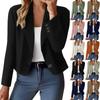 Women's Fashion Long Sleeve Open Front Business Casual Cardigan, Fashion Jacket,